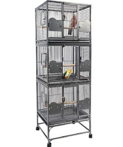 Rainforest Cages Triple Breeding or Display Parrot Cage